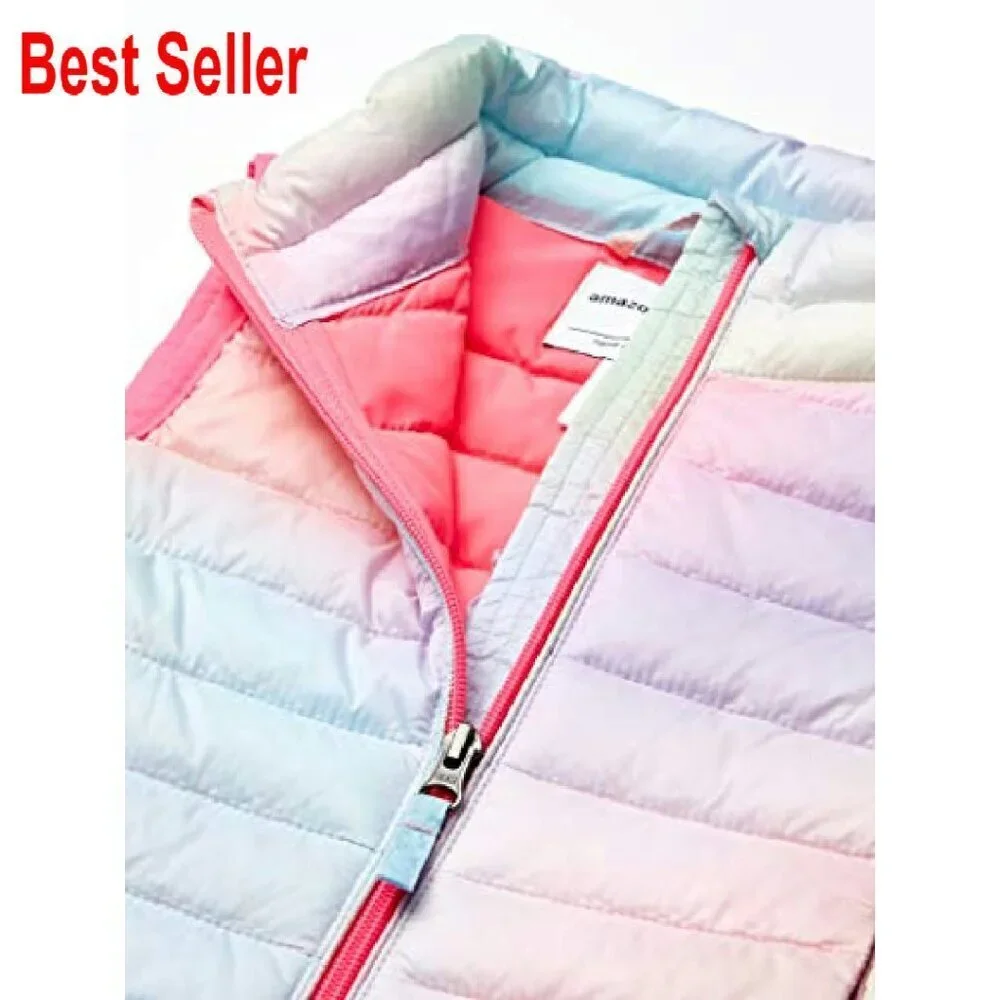 Lightweight Water-Resistant Packable Puffer Vest Relaxed Fit Chic